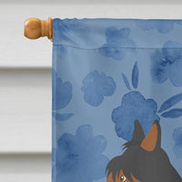 Australian Silky Terrier Welcome Flag Canvas House Size CK5966CHF