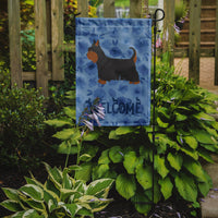 Australian Silky Terrier Welcome Flag Garden Size CK5966GF