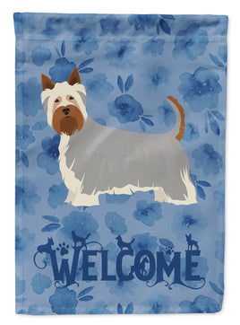 Australian Silky Terrier #2 Welcome Flag Garden Size CK5967GF