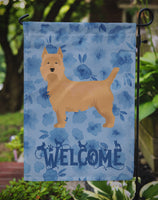 Australian Terrier Welcome Flag Garden Size CK5968GF