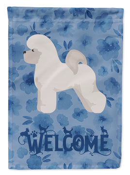 Bichon Fris‹¨« Welcome Flag Canvas House Size CK5969CHF