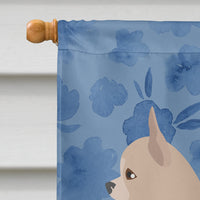 Chihuahua Welcome Flag Canvas House Size CK5976CHF