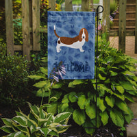 Basset Hound Welcome Flag Garden Size CK6060GF