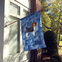 Beagle Welcome Flag Canvas House Size CK6061CHF