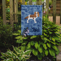 Blenheim Cavalier Spaniel Welcome Flag Garden Size CK6069GF