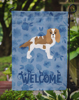 Blenheim Cavalier Spaniel Welcome Flag Garden Size CK6069GF