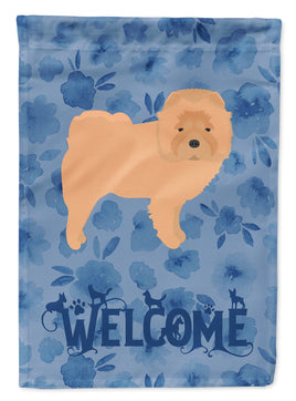 Chow Chow Welcome Flag Garden Size CK6073GF