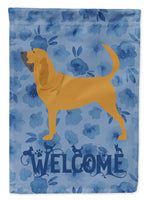 Bloodhound Welcome Flag Canvas House Size CK6111CHF