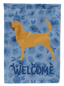 Bloodhound Welcome Flag Canvas House Size CK6111CHF