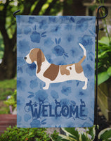 Basset Hound Welcome Flag Garden Size CK6129GF