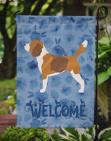 Beagle Welcome Flag Garden Size CK6137GF