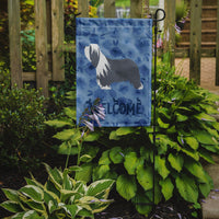 Bearded Collie Dog Welcome Flag Garden Size CK6144GF