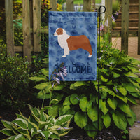 Australian Shepherd Dog Welcome Flag Garden Size CK6160GF