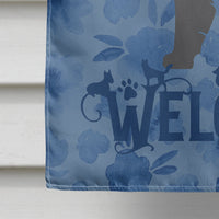 Affenpinscher Welcome Flag Canvas House Size CK6175CHF