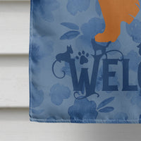 Chow Chow Welcome Flag Canvas House Size CK6178CHF