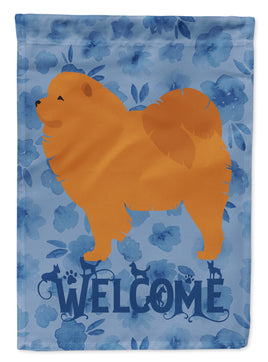 Chow Chow Welcome Flag Garden Size CK6178GF