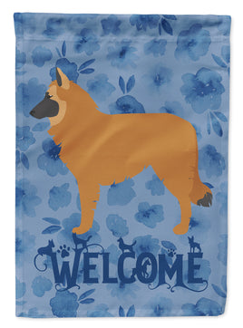 Belgian Shepherd Welcome Flag Canvas House Size CK6188CHF