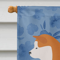 Akita Welcome Flag Canvas House Size CK6199CHF