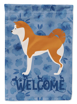 Akita Welcome Flag Canvas House Size CK6199CHF