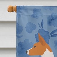 Basenji Welcome Flag Canvas House Size CK6201CHF