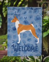 Basenji Welcome Flag Garden Size CK6201GF