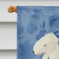 Bedlington Terrier Welcome Flag Canvas House Size CK6224CHF