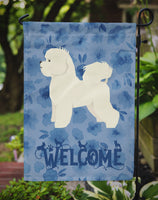 Bichon Frise Welcome Flag Garden Size CK6225GF