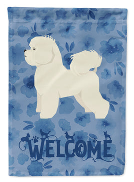 Bichon Frise Welcome Flag Garden Size CK6225GF