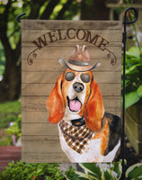 Basset Hound Country Dog Flag Garden Size CK6280GF