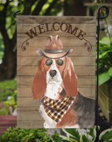 Basset Hound #2 Country Dog Flag Garden Size CK6281GF