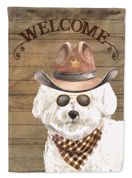 Bichon Fris‹¨« #2 Country Dog Flag Canvas House Size CK6287CHF