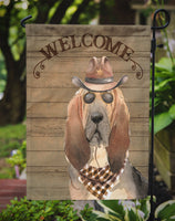 Bloodhound Country Dog Flag Garden Size CK6290GF