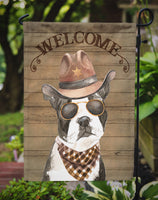 Boston Terrier Country Dog Flag Garden Size CK6291GF