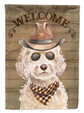 Champagne Cockapoo Country Dog Flag Canvas House Size CK6304CHF