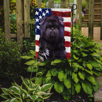 Affenpinscher American Flag Flag Garden Size CK6382GF