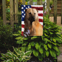 Afghan Shepherd American Flag Flag Garden Size CK6384GF