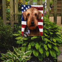 Airedale Terrier American Flag Flag Garden Size CK6385GF