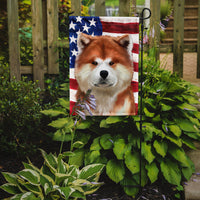 Akita American Flag Flag Garden Size CK6387GF