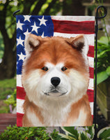 Akita American Flag Flag Garden Size CK6387GF