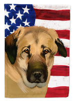 Anatolian Shepherd Dog American Flag Flag Garden Size CK6403GF