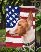 Andalusian Hound Dog American Flag Flag Garden Size CK6404GF