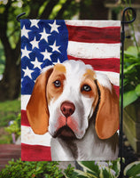 Ariege Pointer Dog American Flag Flag Garden Size CK6406GF