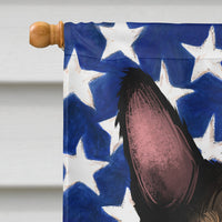 Australian Kelpie American Flag Flag Canvas House Size CK6411CHF