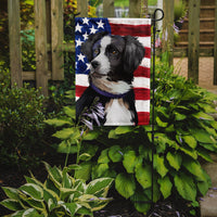 Australian Shepherd  American Flag Flag Garden Size CK6412GF