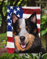 Australian Stumpy Tail Cattle Dog American Flag Flag Garden Size CK6413GF