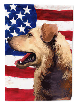 Austrian Pinscher American Flag Flag Canvas House Size CK6415CHF