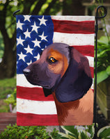 Bavarian Mountain Hound American Flag Flag Garden Size CK6420GF