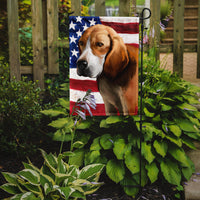 Beagle-Harrier American Flag Flag Garden Size CK6422GF