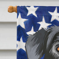 Beauceron American Flag Flag Canvas House Size CK6424CHF