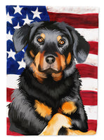 Beauceron American Flag Flag Canvas House Size CK6424CHF